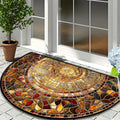 Autumn Leaf Anti-Slip Door Mat – Modern Non-Woven Rubber Floor Mat
