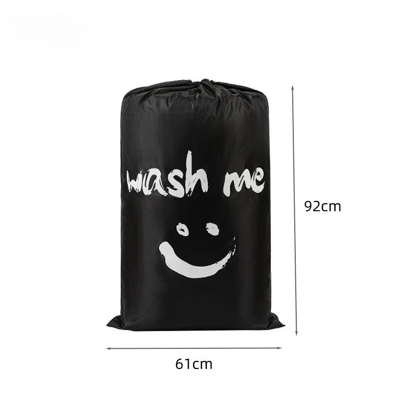  Sack Nest black nylon drawstring bag lightweight everyday carry pouch
