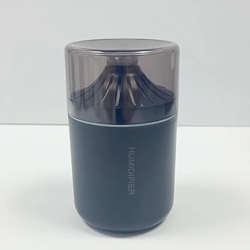  Color Mist black USB mini humidifier quiet portable mist diffuser for desk and bedroom