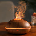  CloudGlow wood grain USB humidifier quiet mist diffuser for home and office