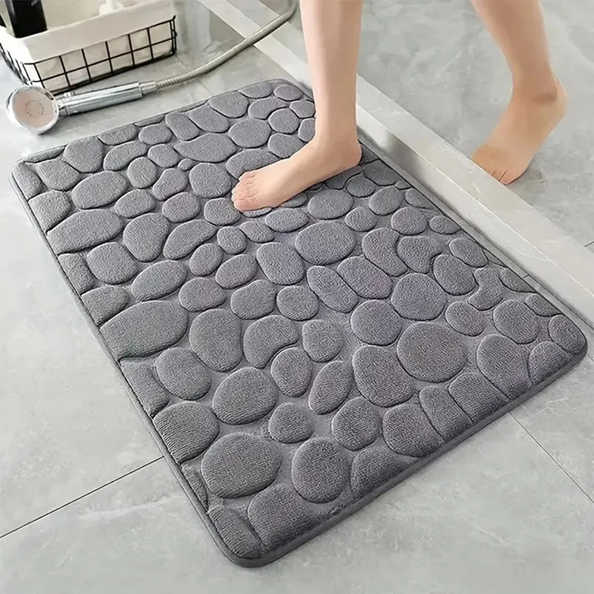 CloudMat Non-Slip Bath Mat — Super Absorbent Quick-Dry Floor Rug
