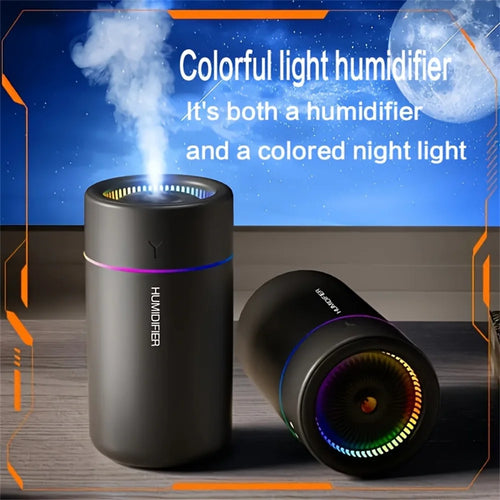 Color Cloud Mist Mini Humidifier — USB Portable Quiet Mist Diffuser for Desk & Bedroom