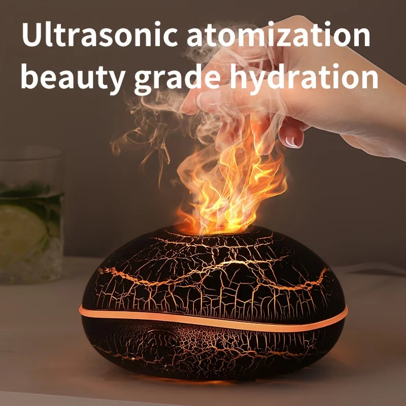  AuraMist crack finish 3-in-1 aromatherapy diffuser humidifier color mood light Type-C


