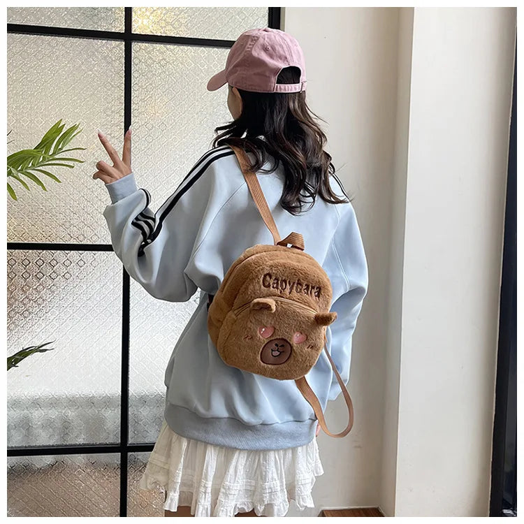 A Love eyed Cute Plush bag 