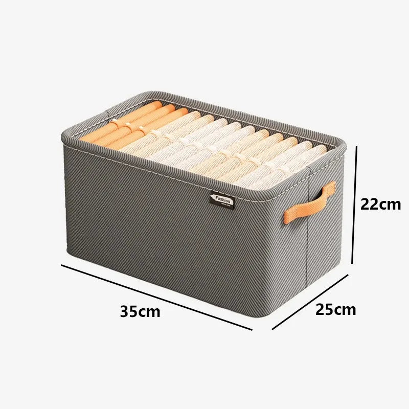 FoldEase eco-friendly canvas organizer gray size 6