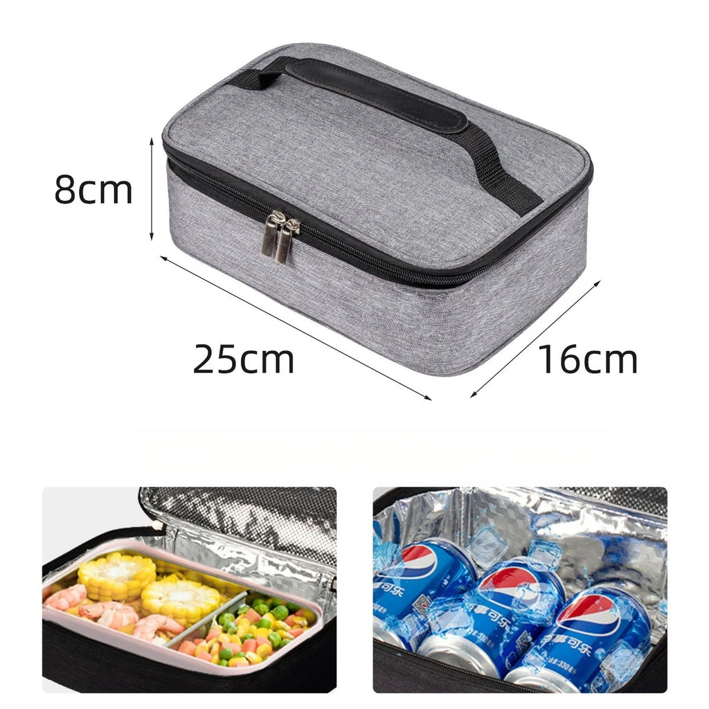 Gray Bento bag and uses shown