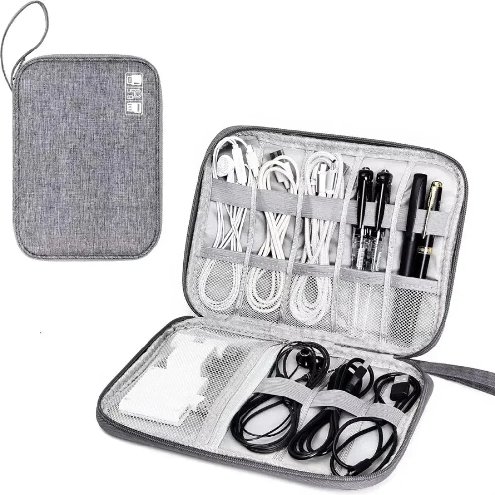 FlexNest Oxford storage bag dark gray flexible everyday organizer pouch
