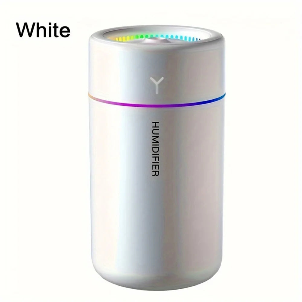  Color Cloud Mist white USB mini humidifier quiet mist diffuser for desk and bedroom
