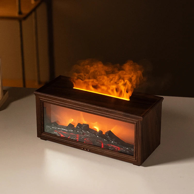  Ember Mist deep woodgrain premium humidifier large capacity mist diffuser for home