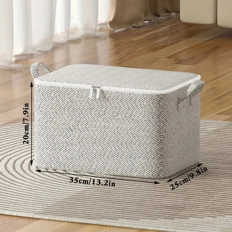  NestBox 30L compact non-woven fabric cube storage box with zipper

