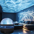 Night Wave LED Projector Night Light — Water Ripple & Aurora Borealis Ambiance Lamp