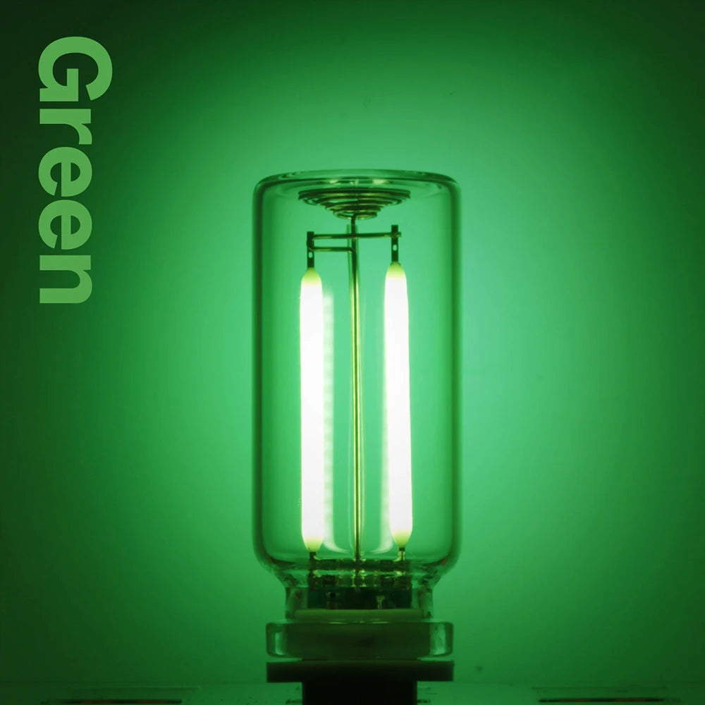 GlowSense Touch Dimming Night Light — USB Glass Cylinder LED Lamp in 8 Colors
