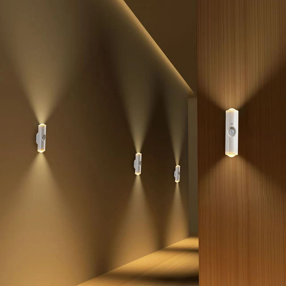 GlowPath Pro Wall Light — RGB Motion Sensor Rechargeable Lamp with Magnetic Mount & Touch Control