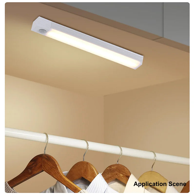 GlowStep LED Night Light Strip — Motion Sensor Rechargeable Stair & Cabinet Light