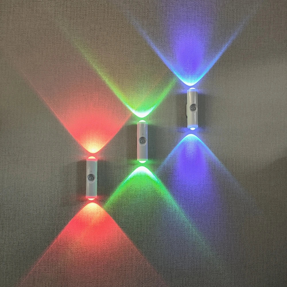 GlowPath Pro Wall Light — RGB Motion Sensor Rechargeable Lamp with Magnetic Mount & Touch Control