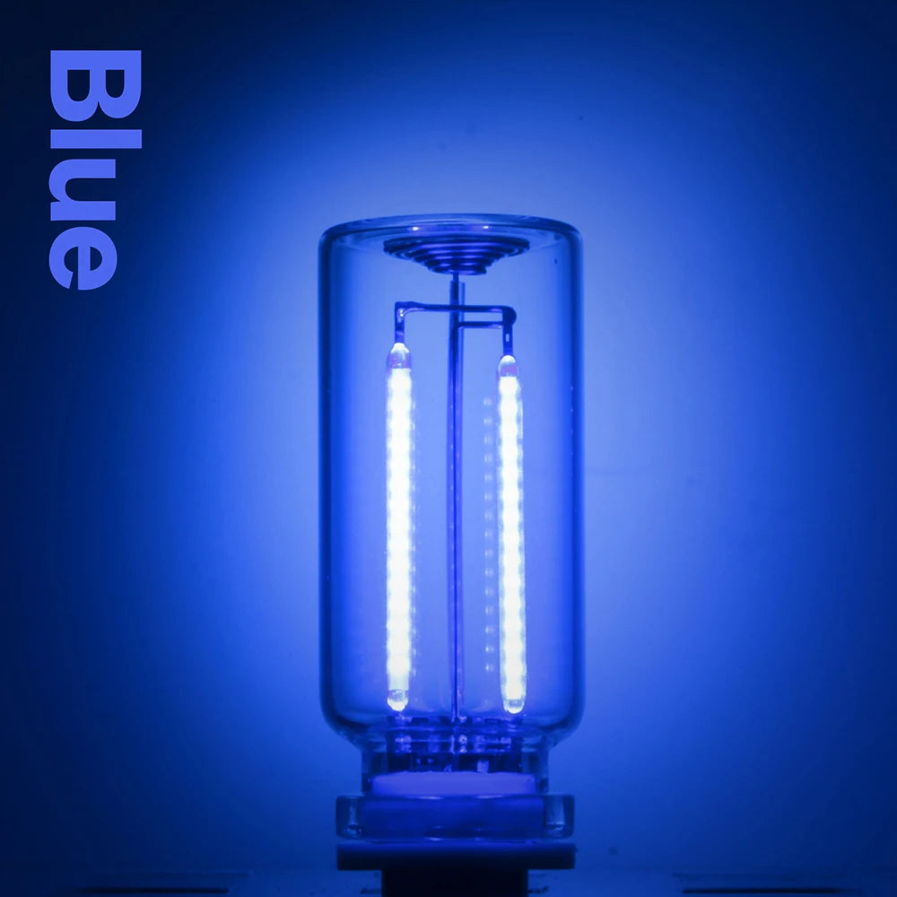 GlowSense Touch Dimming Night Light — USB Glass Cylinder LED Lamp in 8 Colors