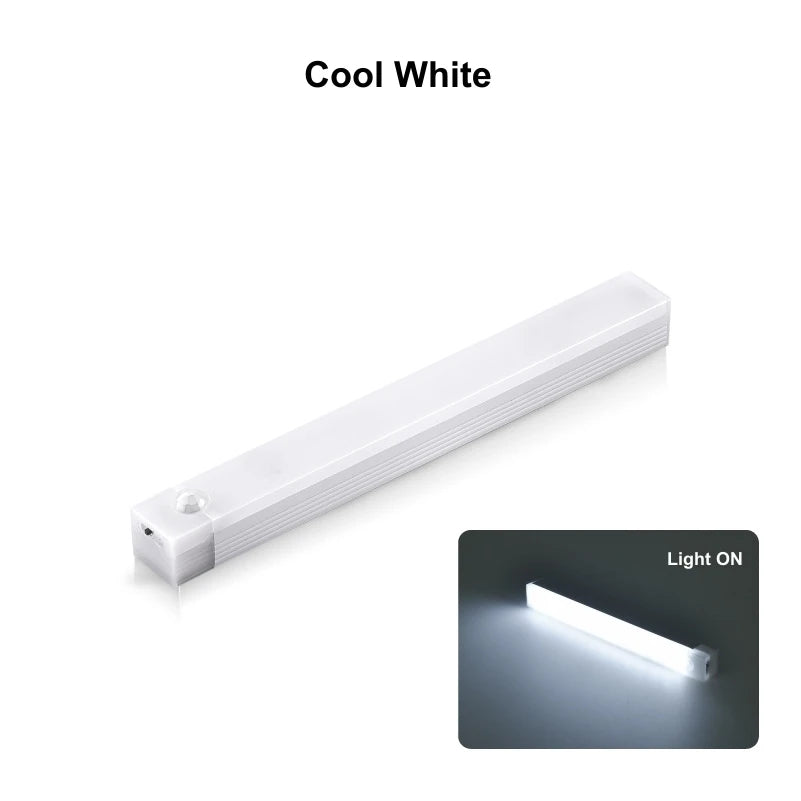 GlowStep LED Night Light Strip — Motion Sensor Rechargeable Stair & Cabinet Light