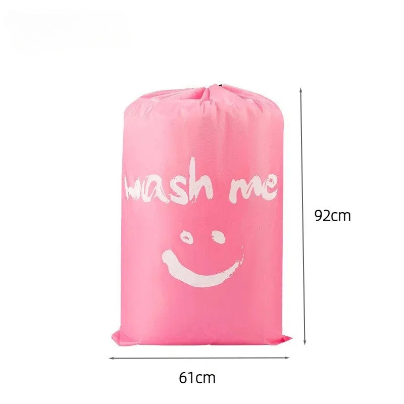 Sack Nest pink nylon drawstring bag lightweight everyday carry pouch