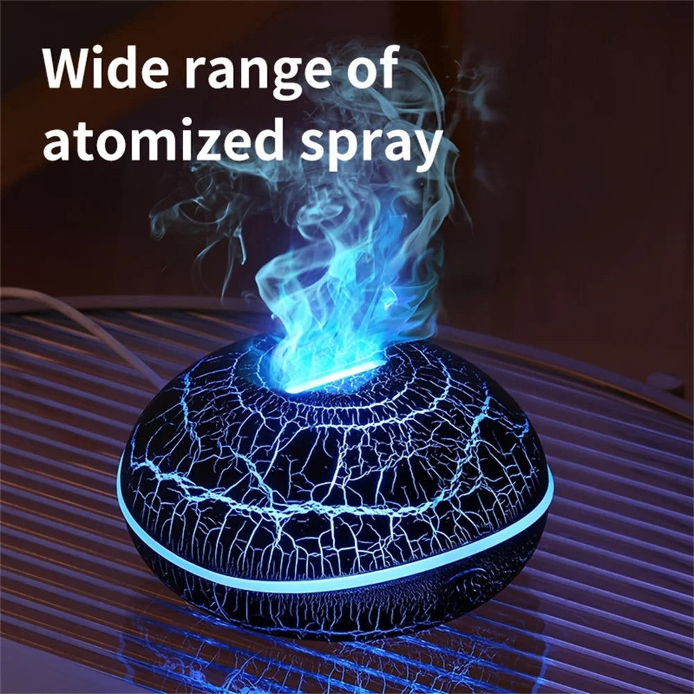 AuraMist 3-in-1 Aromatherapy Diffuser — Humidifier, Color Light & Aroma Diffuser (Type-C)