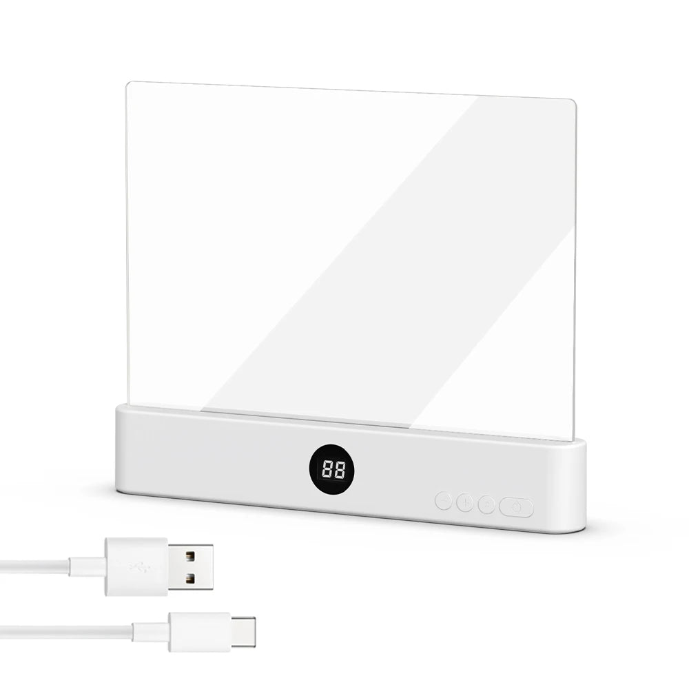 LightReader LED Book Light — Rechargeable Reading & Bedside Night Light with Timer