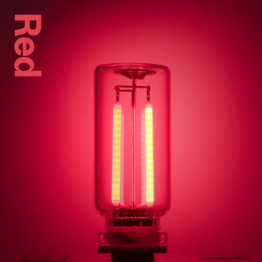 GlowSense Touch Dimming Night Light — USB Glass Cylinder LED Lamp in 8 Colors