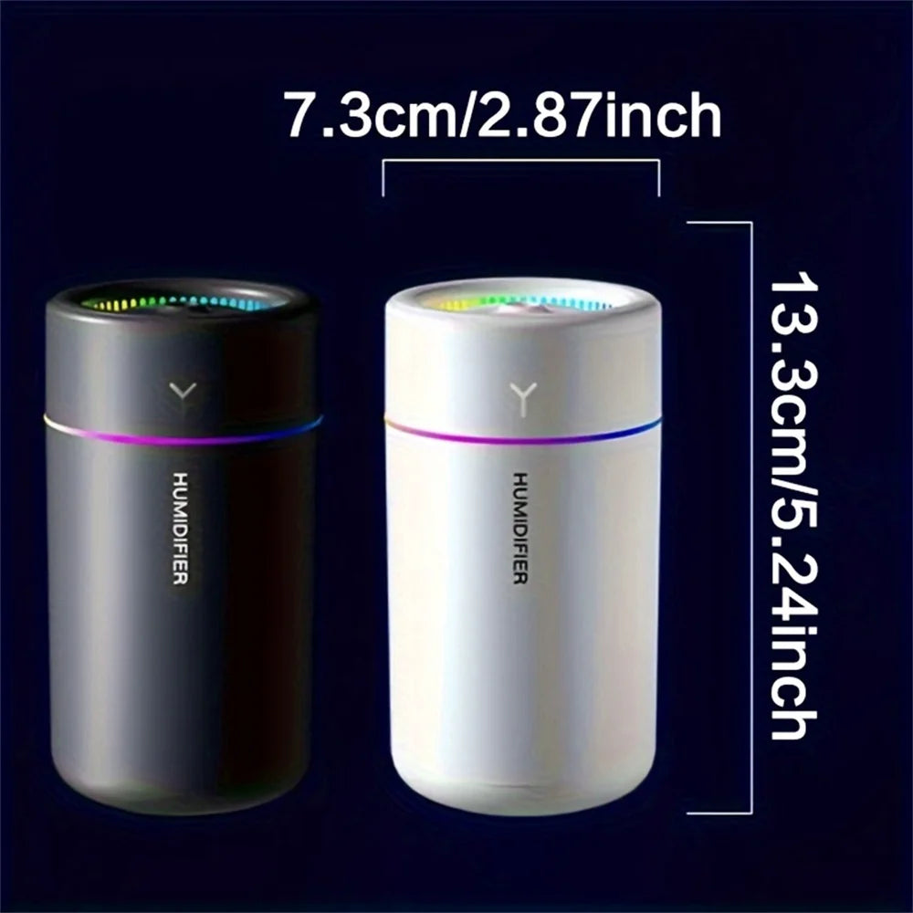 Color Cloud Mist Mini Humidifier — USB Portable Quiet Mist Diffuser for Desk & Bedroom