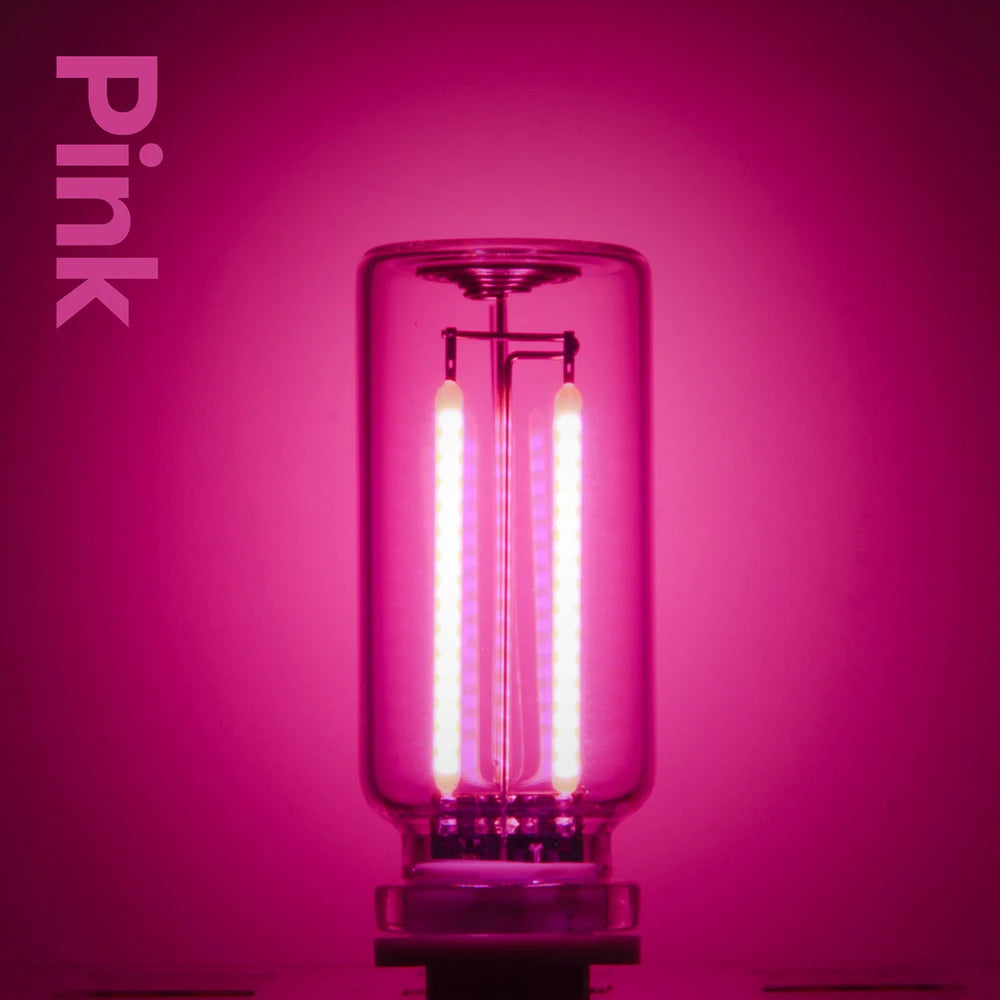 GlowSense Touch Dimming Night Light — USB Glass Cylinder LED Lamp in 8 Colors