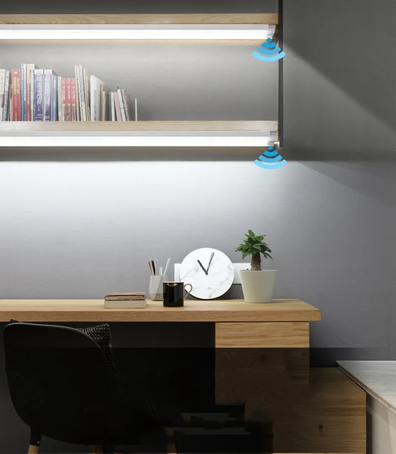 GlowStep LED Night Light Strip — Motion Sensor Rechargeable Stair & Cabinet Light