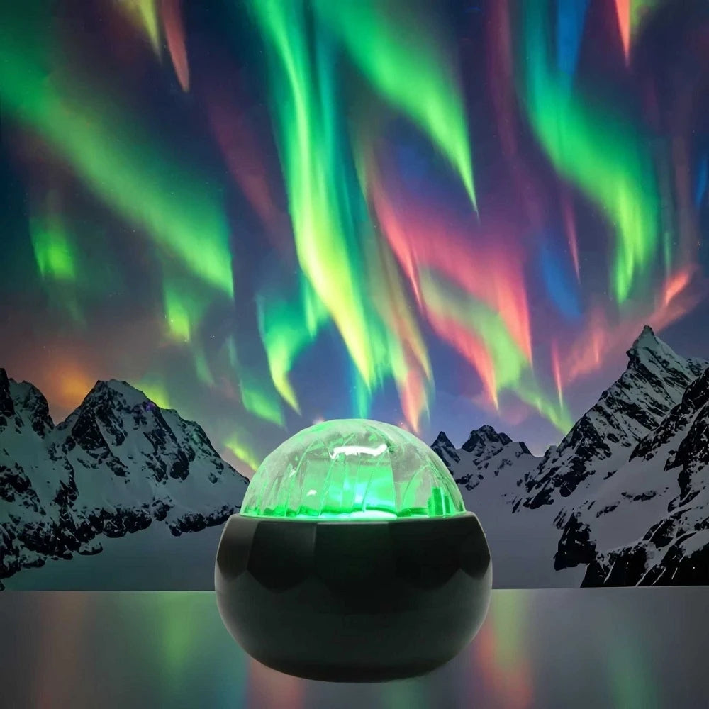 Aurora NightPath Star Projector — RGB Galaxy Night Light with Remote Control
