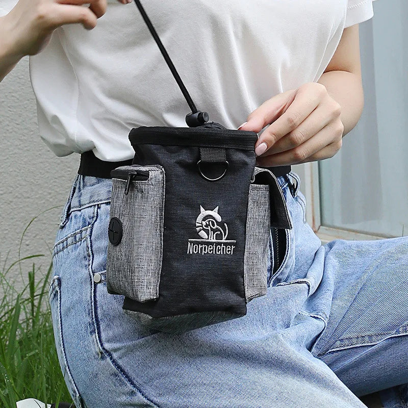 Pet Training Fanny Pack — Hands-Free Oxford Treat Bag for Dog Training